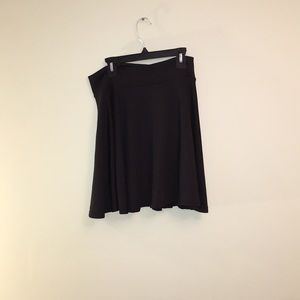 Black skater skirt